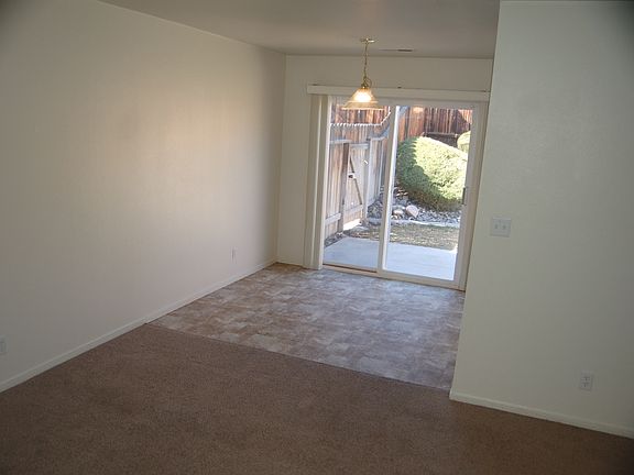 View from living room, view toward Dinning area and Backyard