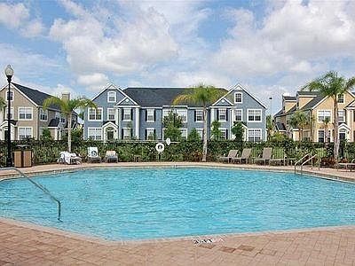 Heated pool and fitness center in a gated community