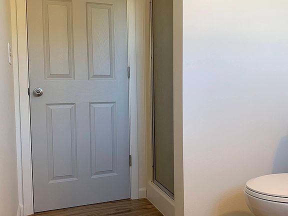 Hallway bathroom shower