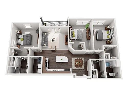Floor plan Texas