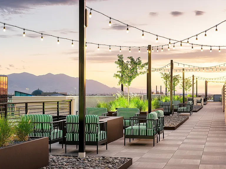 Skyhouse Rooftop Sunset