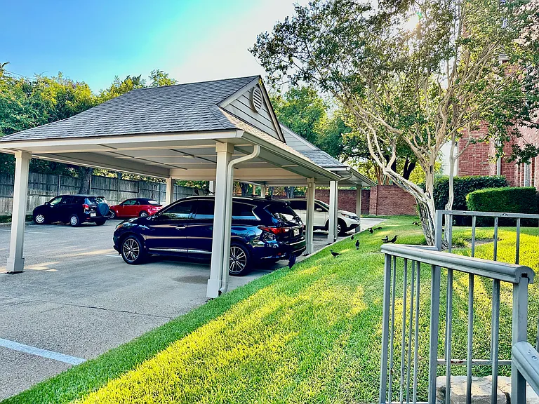 The building has more parking available than any other area in the Williamsburg complex. Each condo is assigned one covered parking.