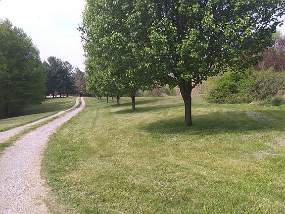View looking down the drive