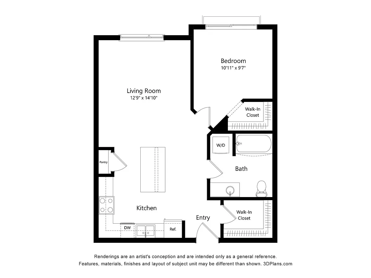 Floor plan Jefferson (B1)