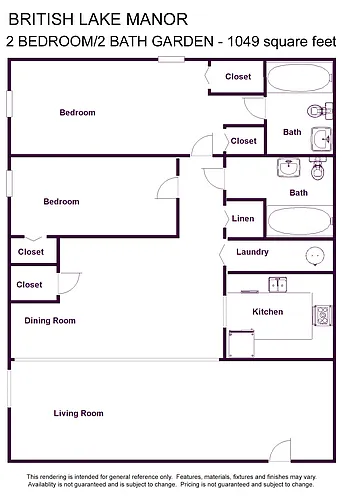 Floor plan 2x2 Garden
