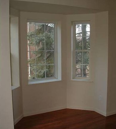 Living room bay window