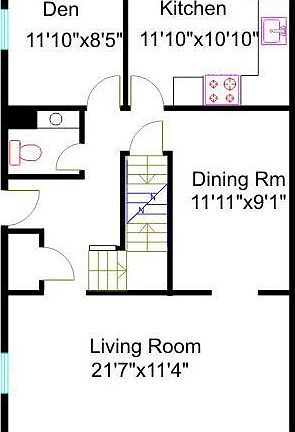 Main Level Floor Plan