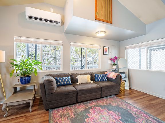 Formerly a 5-star vacation rental, your living area features large windows, very high ceiling and ductless heat and A/C provides quiet comfort.