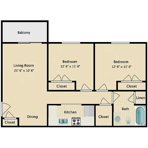 Floor plan The Birch