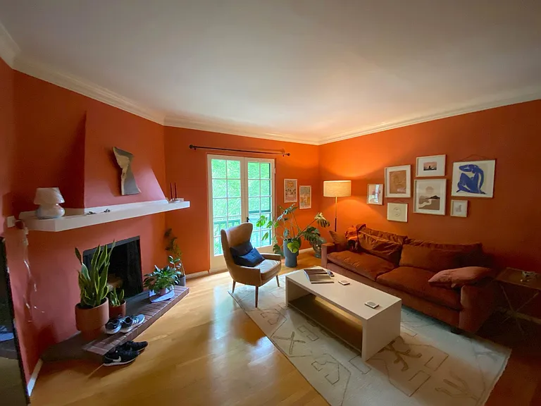 third set of French doors in the gorgeous living room