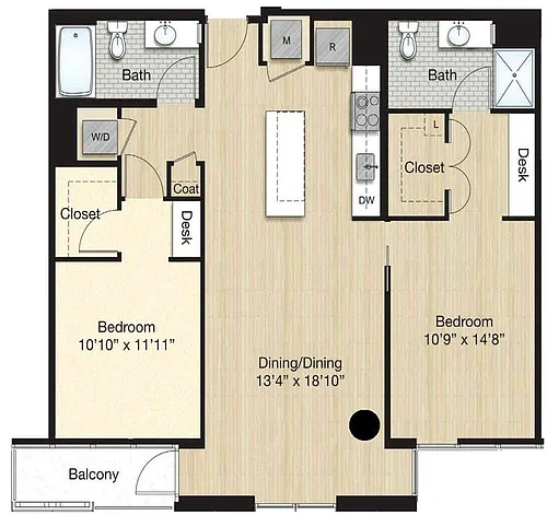 Floor plan Tier 67.0