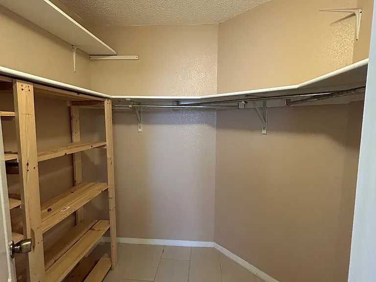 Master walk-in closet