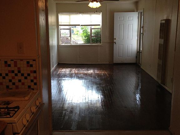 Newly refinished hardwood floors