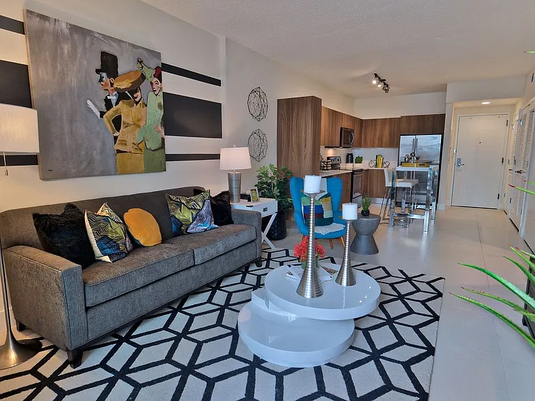 Spacious Living Areas | 24 X 24 Porcelain Tile Floors Throughout