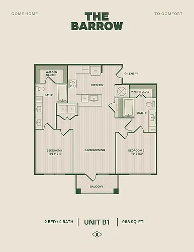Floor plan B1