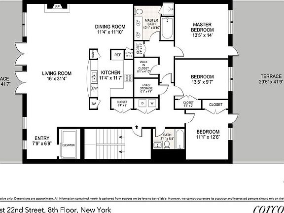 2nd image of 136 W 22nd St APT 8