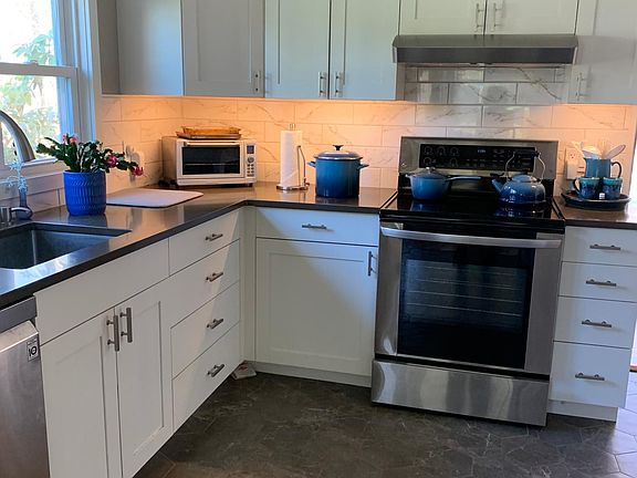 modern kitchen will all new appliances