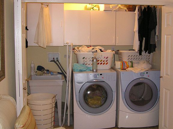 Washer Dryer inside home