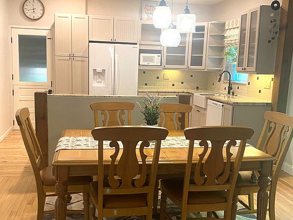 Dining and kitchen