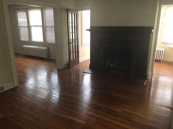 living room with fireplace