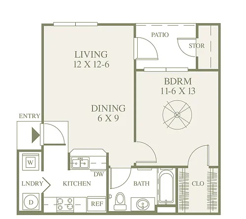 Floor plan The Alameda