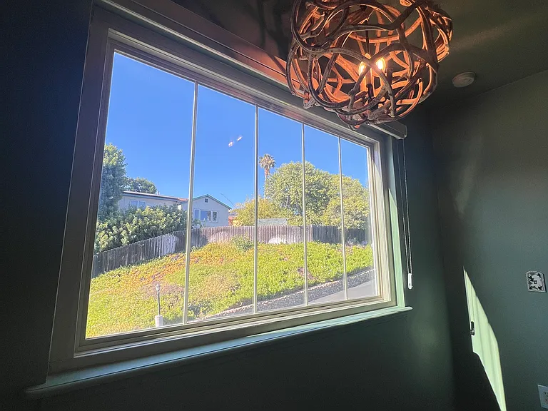 view of lush landscaping