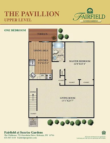 Floor plan PAVILLION UPPER