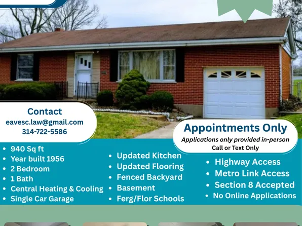 (undisclosed Address), Saint Louis, MO 63121