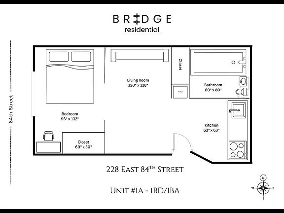 2nd image of 228 E 84th St APT 1A