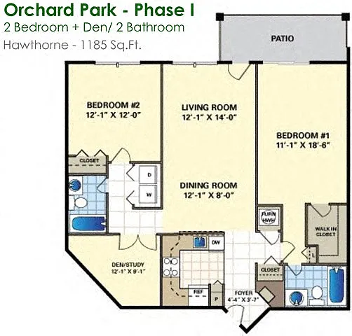 Floor plan Hawthorne (2/2)