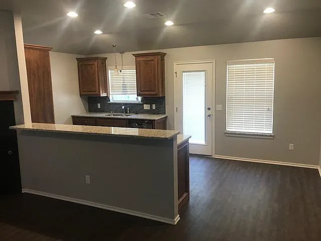 Kitchen view from Fron door.