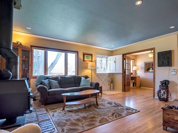 Tons of light and wood burning stove