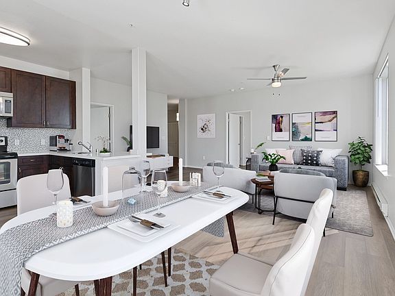 Open-concept floor plans with design flexibility