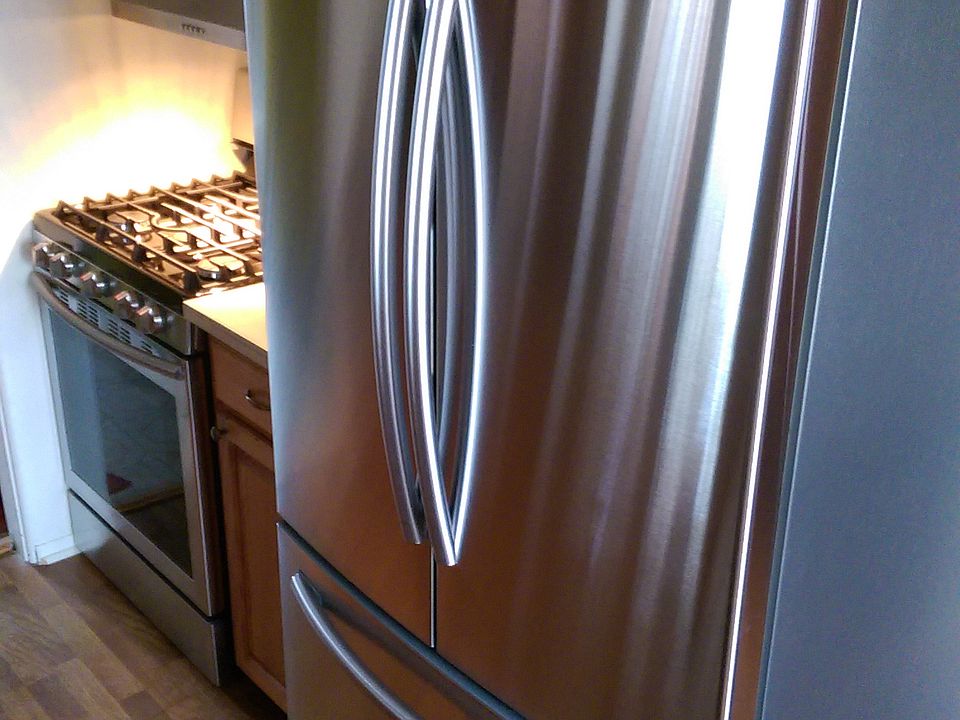 new stainless appliances