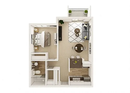 Floor plan 1X1