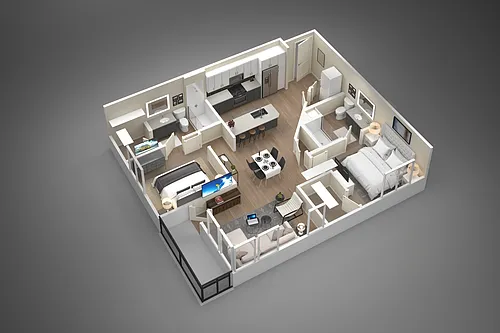 Floor plan Marshall