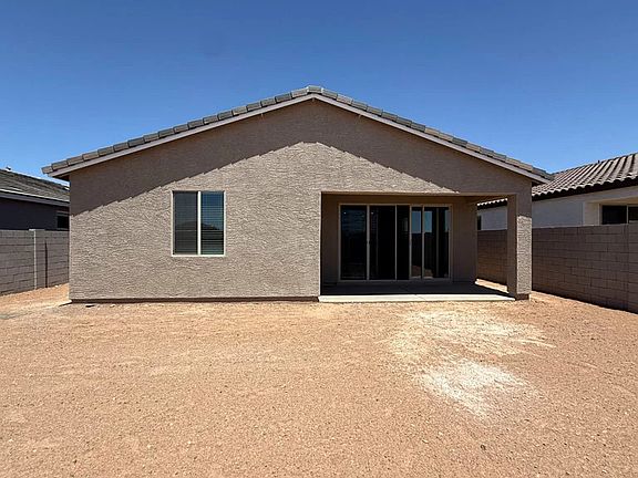 Back exterior elevation