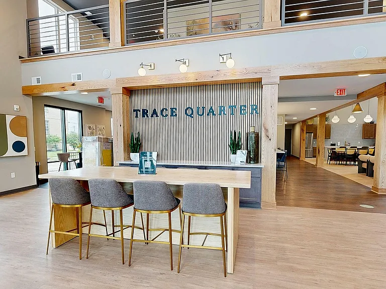 Trace Quarter Lobby and Leasing Desk