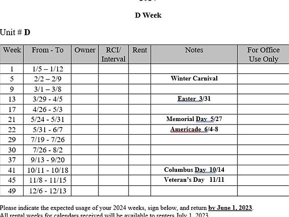 2024 Calendar Usgae