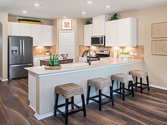 Plan 2089 Kitchen as modeled at Stagecoach Crossing