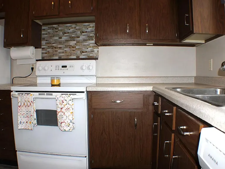 Kitchen from the hallway.