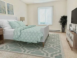 Upscale interiors with lots of storage and walk-in closet.