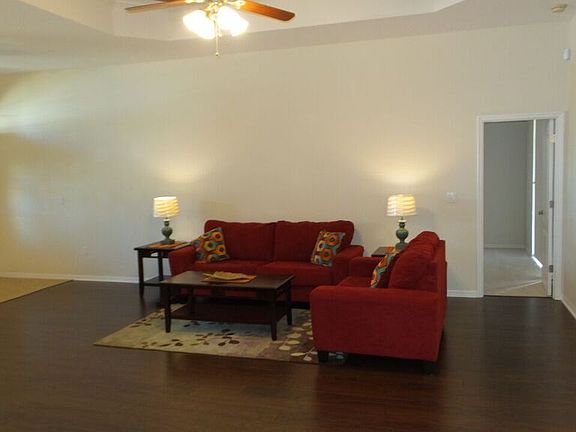 Greatroom with new flooring