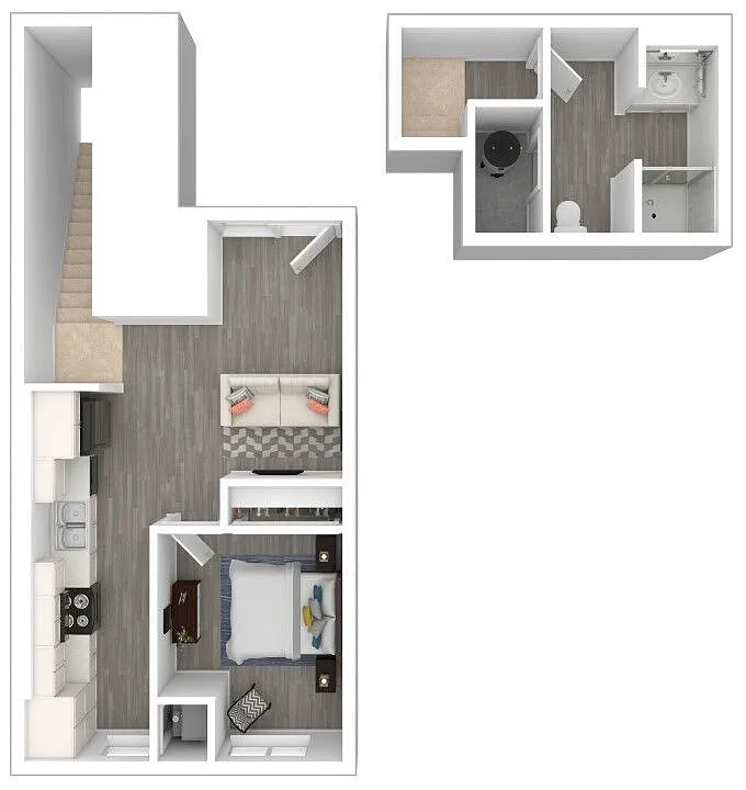 Floor plan 1X1
