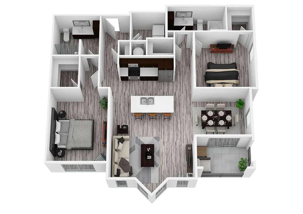 Floor plan The Larson
