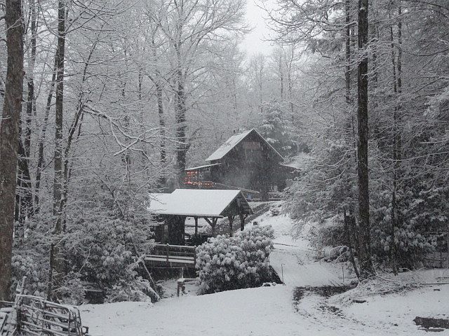Beaver Dam Retreat in winter