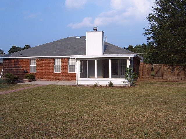 Sunroom on rear