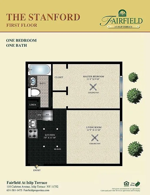 Floor plan The Stanford