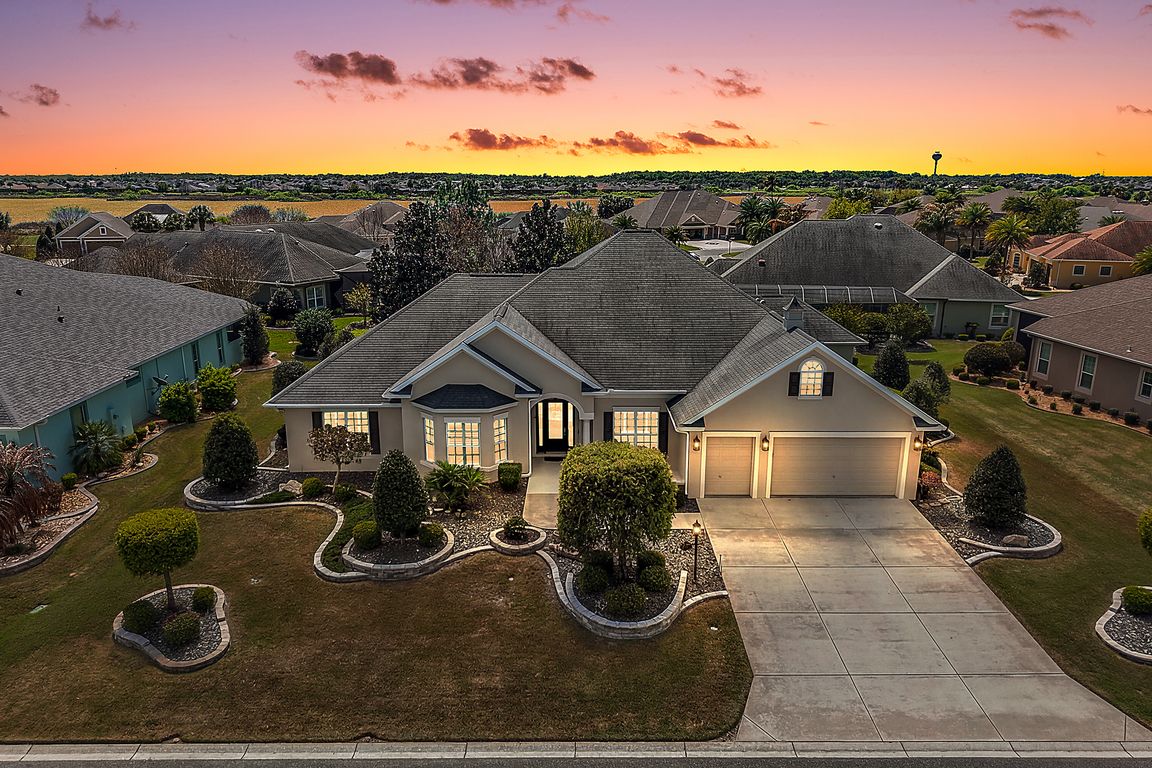 Twilight Front Elevation