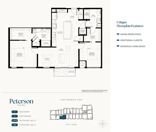 Floor plan Peterson
